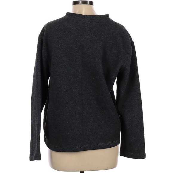 Anne Klein Gray Fleece, L - Picture 2 of 2
